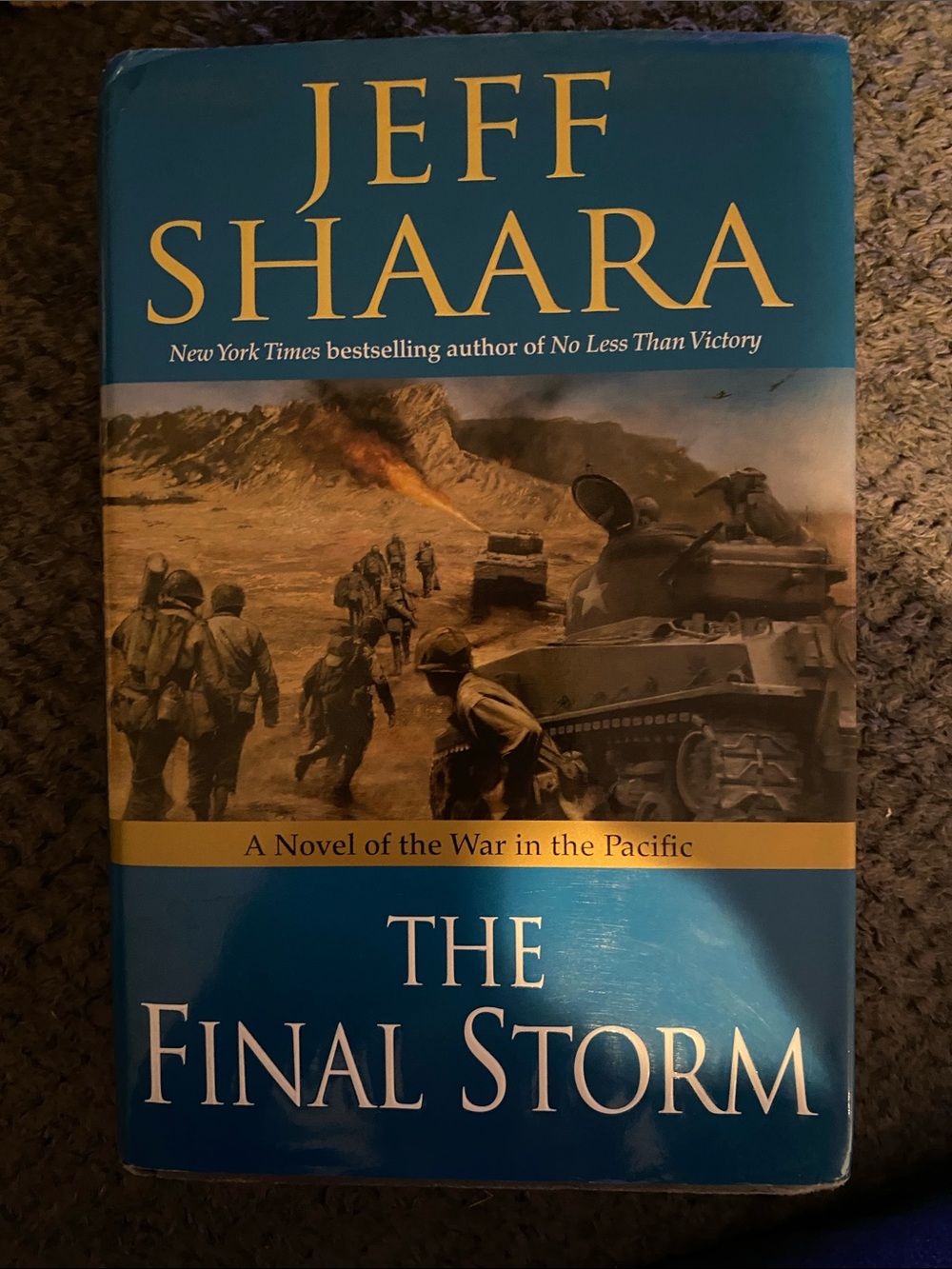 The Final Storm - Blue War Novel Cover Art Hardcover book